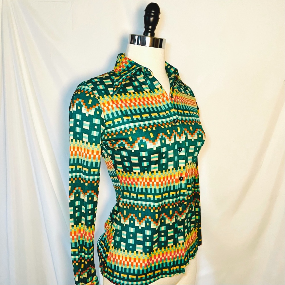 VTG Jukapoo Retro disco long sleeve shirt
